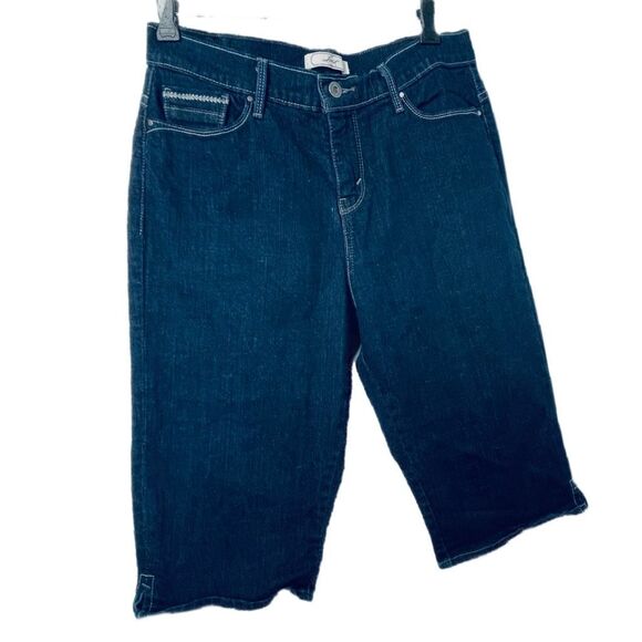 Levi's Pants - Levi’s size 14 dark wash Bermuda shorts